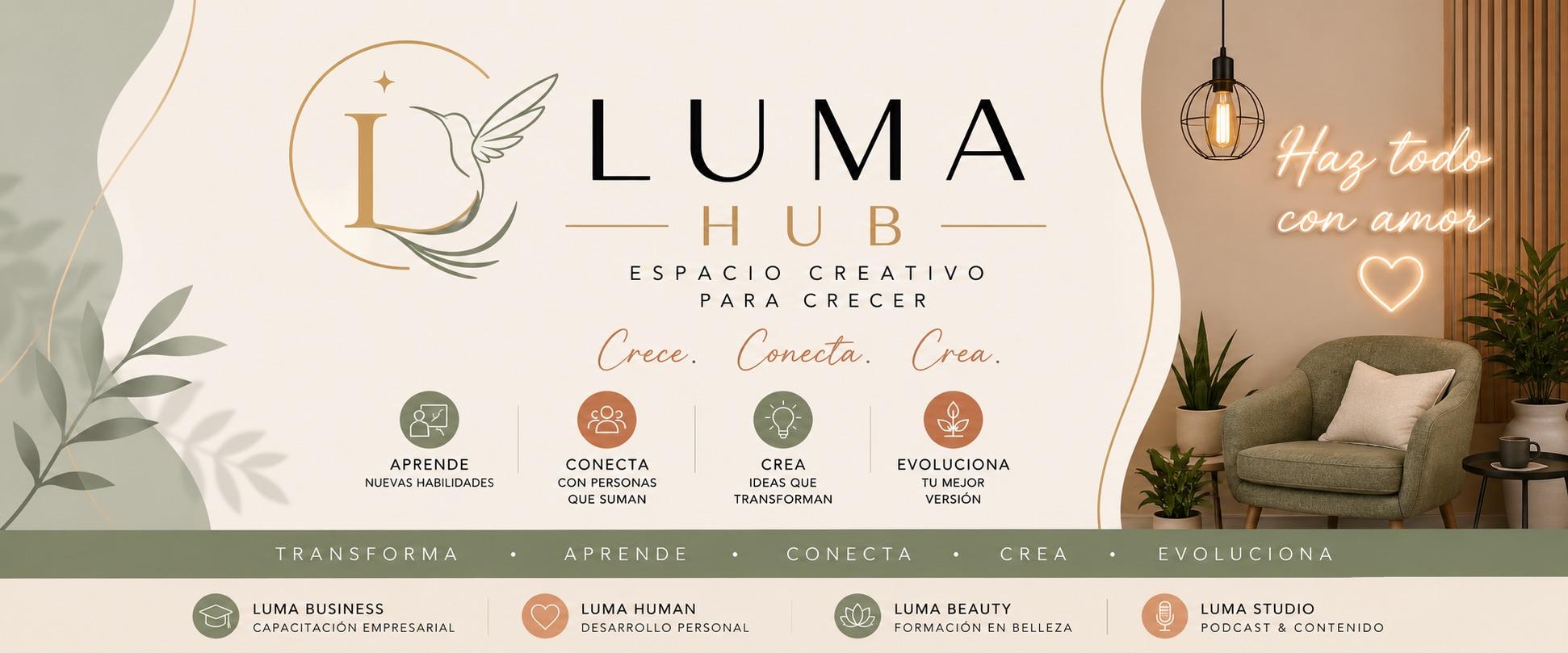 LUMA HUB, espacio creativo para crecer